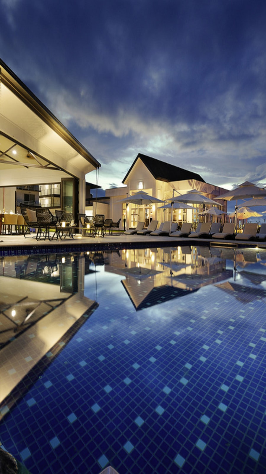 Poolside Moment